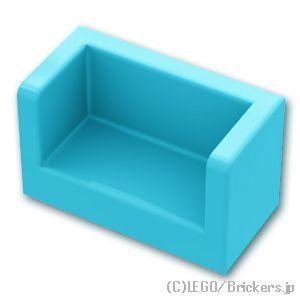 レゴ パーツ ばら売り #23969 パネル 1 x 2 x 1 - 2サイド：ミディアムアズール | LEGOの部品 | LEGO