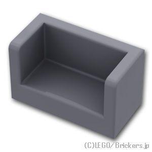 レゴ パーツ ばら売り #23969 パネル 1 x 2 x 1 - 2サイド：ダークグレー | LEGOの部品 | LEGO