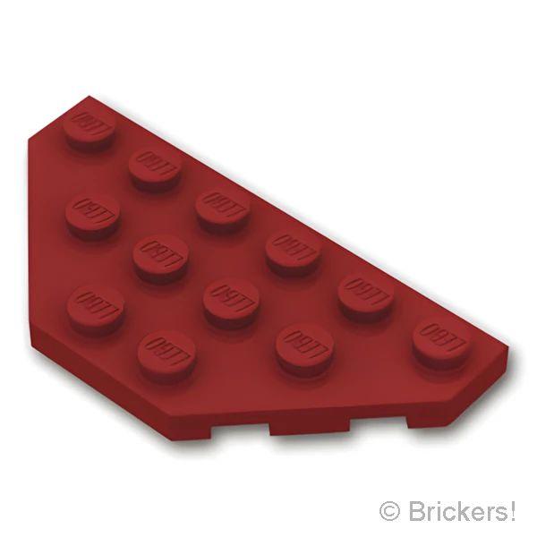 レゴ パーツ ばら売り #2419 ウェッジ プレート 3 x 6 - コーナー：ダークレッド | LEGOの部品 | LEGO
