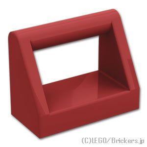 レゴ パーツ ばら売り #2432 タイル 1 x 2 - バーハンドル：ダークレッド | LEGOの部品 | LEGO