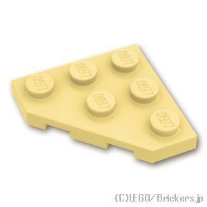 レゴ パーツ ばら売り #2450 ウェッジ プレート 3 x 3 - コーナー：タン | LEGOの部品 | LEGO