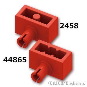 レゴ パーツ ばら売り #2458 ブロック 1 x 2 - ピン：レッド | LEGOの部品 | LEGO | 01