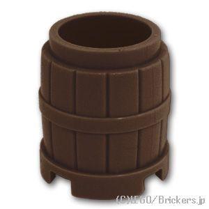 レゴ パーツ ばら売り #2489 コンテナ 樽 2 x 2 x 2：ダークブラウン | LEGOの部品 | LEGO