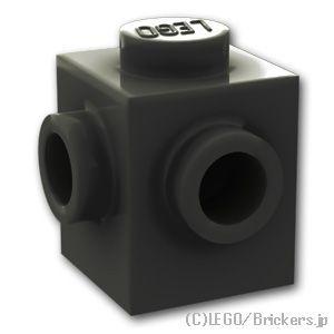 レゴ ブロック パーツ ばら売り #26604 ブロック 1 x 1 - 2面スタッド 隣接：ブラック | LEGOの部品 | LEGO