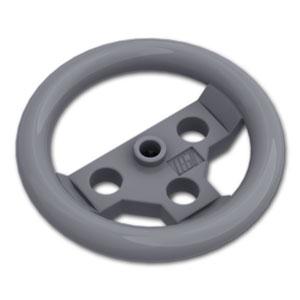 レゴ パーツ ばら売り #2741 テクニック ステアリング ホイール / ハンドル - ラージ(39?)：ダークグレー | LEGOの部品 | LEGO