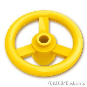 レゴ パーツ ばら売り #2819 テクニック ステアリング ホイール / ハンドル - スモール(30?)：イエロー | LEGOの部品 | LEGO