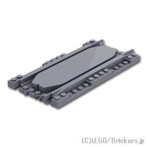 レゴ パーツ ばら売り #2824 トレイン トラック レール - ストレート(踏切部)：ダークグレー | LEGOの部品 | LEGO
