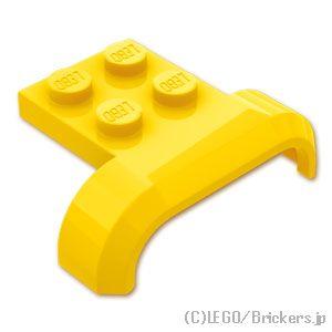 レゴ パーツ ばら売り #28326 カー マッドガード 4 x 3 x 1：イエロー | LEGOの部品 | LEGO