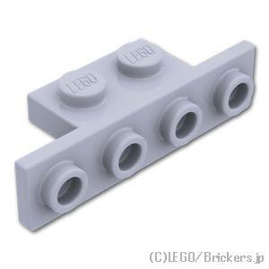 レゴ パーツ ばら売り #28802 ブラケット 1 x 2 - 1 x 4：グレー | LEGOの部品 | LEGO