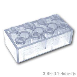 レゴ パーツ ばら売り #3001 ブロック 2 x 4：トランスクリアー | LEGOの部品 | LEGO