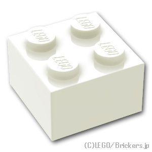 レゴ パーツ ばら売り #3003 ブロック 2 x 2：ホワイト | LEGOの部品 | LEGO