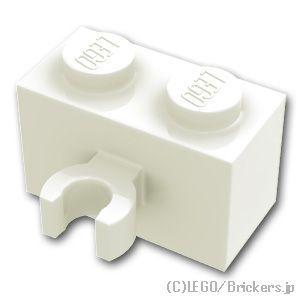 レゴ パーツ ばら売り #30237 ブロック 1 x 2 - 垂直クリップ：ホワイト | LEGOの部品 | LEGO