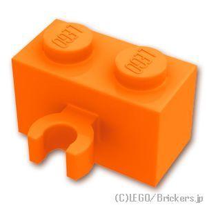 レゴ パーツ ばら売り #30237 ブロック 1 x 2 - 垂直クリップ：オレンジ | LEGOの部品 | LEGO
