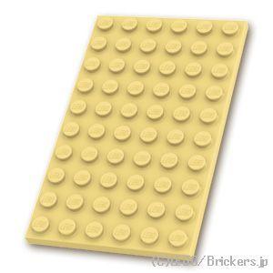 レゴ パーツ ばら売り #3033 プレート 6 x 10：タン | LEGOの部品 | LEGO