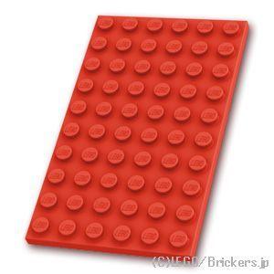 レゴ パーツ ばら売り #3033 プレート 6 x 10：レッド | LEGOの部品 | LEGO