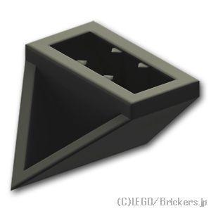 レゴ パーツ ばら売り #3049 スロープ インバート ダブル 45° 2 x 1：ブラック | LEGOの部品 | LEGO | 01