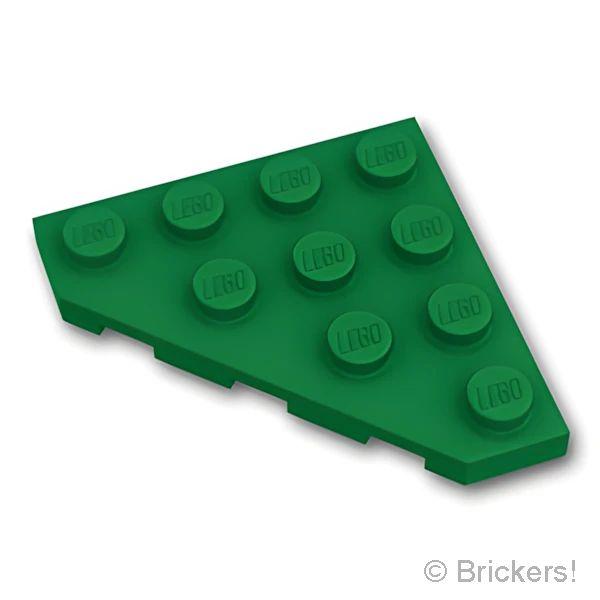 レゴ パーツ ばら売り #30503 ウェッジ プレート 4 x 4 - コーナー：グリーン | LEGOの部品 | LEGO