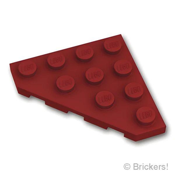 レゴ パーツ ばら売り #30503 ウェッジ プレート 4 x 4 - コーナー：ダークレッド | LEGOの部品 | LEGO