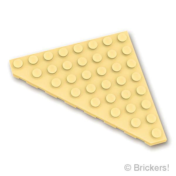 レゴ パーツ ばら売り #30504 ウェッジ プレート 8 x 8 - コーナー：タン | LEGOの部品 | LEGO