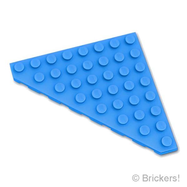 レゴ パーツ ばら売り #30504 ウェッジ プレート 8 x 8 - コーナー：ダークアズール | LEGOの部品 | LEGO
