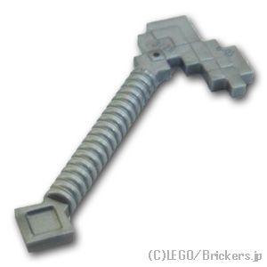 レゴ パーツ ばら売り #3129 ピクセルのくわ - マインクラフト：フラットシルバー | LEGOの部品 | LEGO