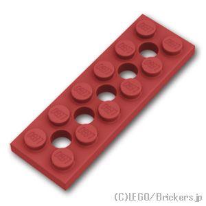 レゴ パーツ ばら売り #32001 テクニック プレート 2 x 6 - 5ホール：ダークレッド | LEGOの部品 | LEGO
