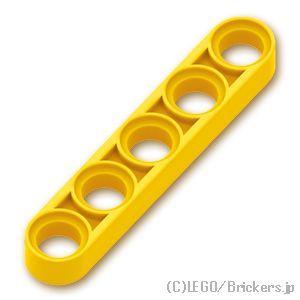 レゴ パーツ ばら売り #32017 テクニック リフトアーム 薄型 1 x 5：イエロー | LEGOの部品 | LEGO
