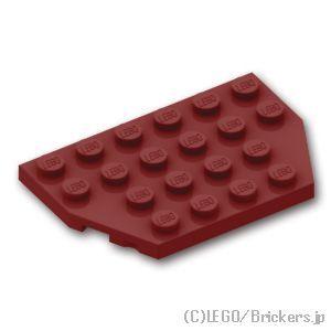 レゴ パーツ ばら売り #32059 ウェッジ プレート 4 x 6 - コーナー：ダークレッド | LEGOの部品 | LEGO