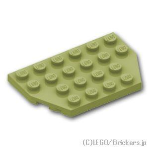 レゴ パーツ ばら売り #32059 ウェッジ プレート 4 x 6 - コーナー：オリーブグリーン | LEGOの部品 | LEGO