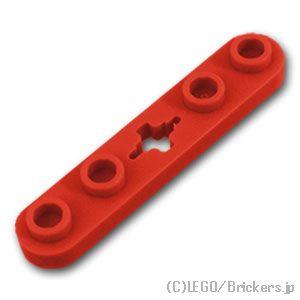 レゴ パーツ ばら売り #32124 テクニック プレート 1 ｘ 5 - センター軸穴：レッド | LEGOの部品 | LEGO