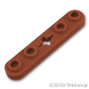 レゴ パーツ ばら売り #32124 テクニック プレート 1 ｘ 5 - センター軸穴：ブラウン | LEGOの部品 | LEGO