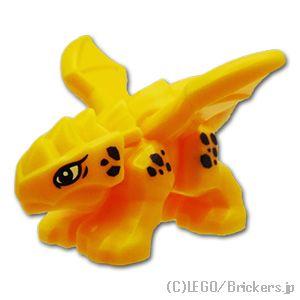 レゴ パーツ ばら売り #3215pb02 ドラゴンの赤ちゃん - ニンジャゴー ：ブライトライトオレンジ | LEGOの部品 | LEGO