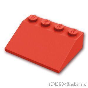 レゴ パーツ ばら売り #3297 スロープ 33° 3 x 4：レッド | LEGOの部品 | LEGO