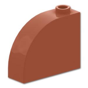 レゴ パーツ ばら売り #33243 スロープ カーブ 3 x 1 x 2：ブラウン | LEGOの部品 | LEGO