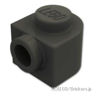 レゴ パーツ ばら売り #3386 ブロック ハーフ ラウンド 1 x 1 x 2/3 - サイドスタッド：ブラック | LEGOの部品 | LEGO