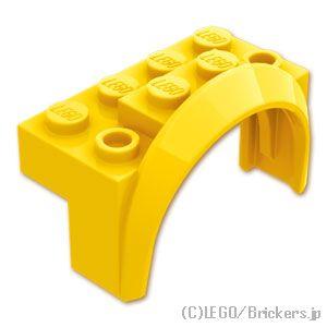 レゴ パーツ ばら売り #3387 カー マッドガード 4 x 2 1/2 x 2：イエロー | LEGOの部品 | LEGO