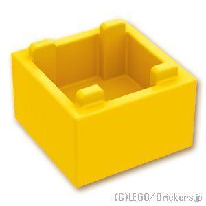 レゴ パーツ ばら売り #35700 コンテナ ボックス - 2 x 2 x 1：イエロー | LEGOの部品 | LEGO