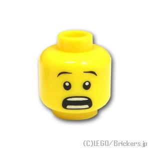 レゴ 頭 パーツ ばら売り #3626b ミニフィグ ヘッド - 細眉の笑顔と