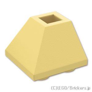 レゴ パーツ ばら売り #3676 スロープ インバート ダブル 45° 2 x 2 - コーナー：タン | LEGOの部品 | LEGO | 01