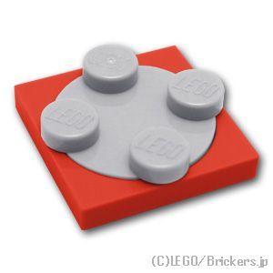 レゴ パーツ ばら売り #3680c02 ターンテーブル セット 2 x 2 (3680 / 3679)：レッド | LEGOの部品 | LEGO