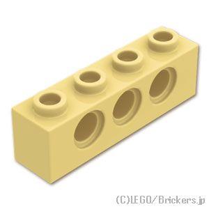 レゴ パーツ ばら売り #3701 テクニック ブロック 1 x 4 - 3ホール：タン | LEGOの部品 | LEGO