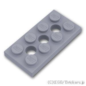 レゴ テクニック パーツ ばら売り #3709b プレート 2 x 4 - 穴あき：グレー | LEGOの部品｜brickers