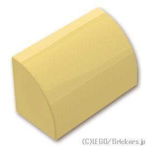 レゴ パーツ ばら売り #37352 スロープ カーブ 1 x 2：タン | LEGOの部品 | LEGO