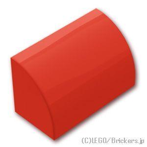 レゴ パーツ ばら売り #37352 スロープ カーブ 1 x 2：レッド | LEGOの部品 | LEGO