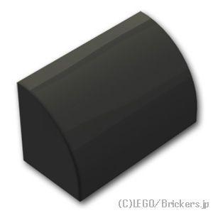 レゴ パーツ ばら売り #37352 スロープ カーブ 1 x 2：ブラック | LEGOの部品 | LEGO