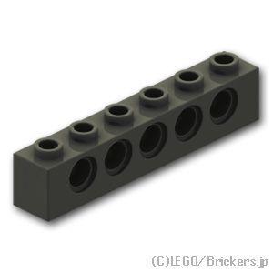 レゴ パーツ ばら売り #3894 テクニック ブロック 1 x 6 - 5ホール：ブラック | LEGOの部品 | LEGO