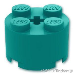 レゴ ブロック パーツ ばら売り #3941 2 x 2 - ラウンド：ダークターコイズ | LEGOの部品 | LEGO