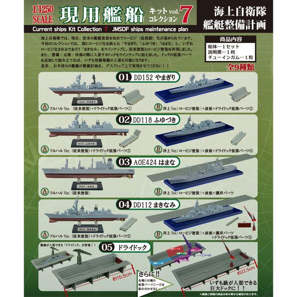 1/1250 現用艦船キットコレクション Vol.7 海上自衛隊 艦艇整備