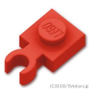 レゴ パーツ ばら売り #4085 プレート 1 x 1 - 垂直 クリップ：レッド | LEGOの部品 | LEGO