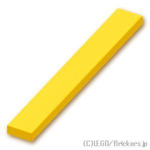 レゴ パーツ ばら売り #4162 タイル 1 x 8：イエロー | LEGOの部品 | LEGO